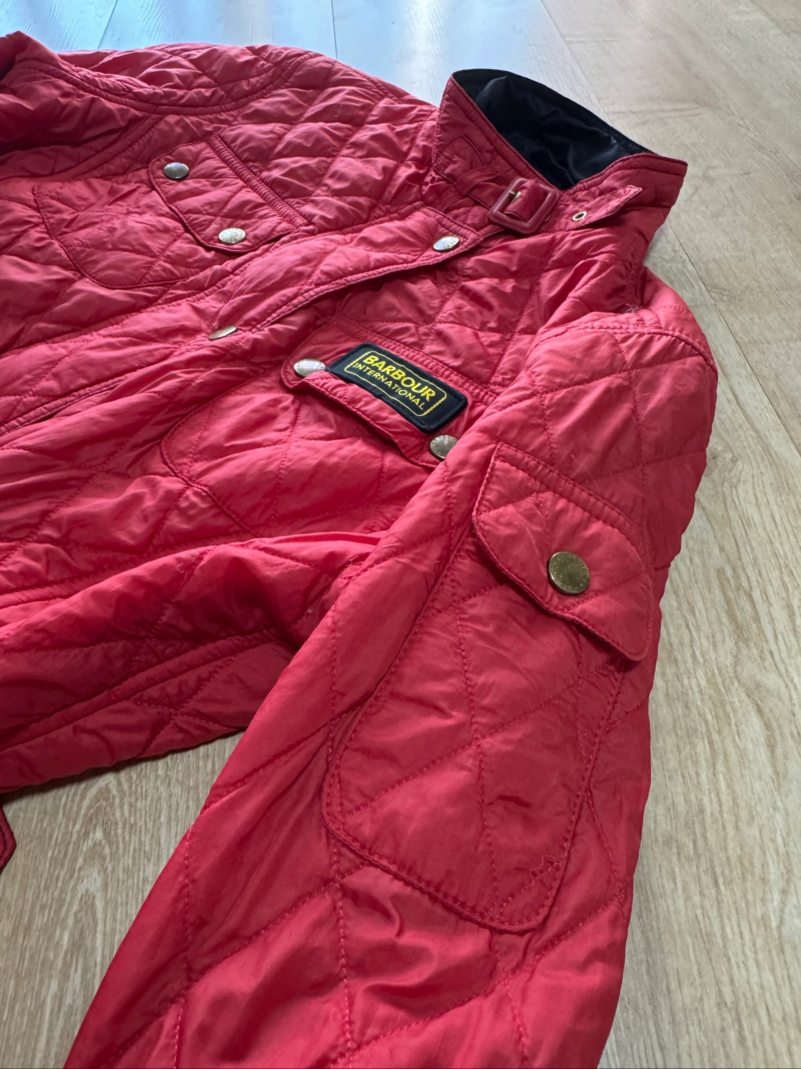 Barbour vintage jaqueta vermelha elegante tamanho M – photo 9